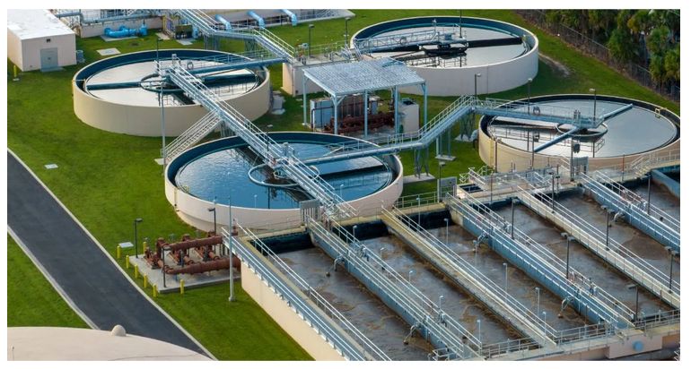 What happens to sewage in the UK?